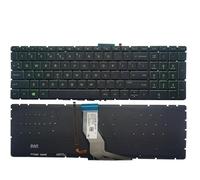 TBXwsofl Teclado portátil Compatible para 15-BS 15-BR 15-BW 15T-BR 15Q-BU 15T-BS 15Z-BW 250 G6 255 G6 256 G6 258 G6 TPN-C129 TPN-C130 Parte DE REEMPLAZO(Green with Backlit)