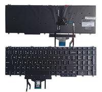 TBXwsofl Teclado portátil Compatible para 3500 3501 3540 3541 7530 7730 E7530 M7530 5500 5501 5510 5511 Modelos Parte de reemplazo PK132FA1B01(with Backlight)