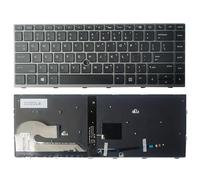 TBXwsofl Teclado portátil Compatible para 840 G5 846 G5 745 G5 con diseño de Marco Gris EE. UU.(with Backlit)