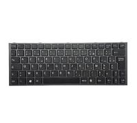 TBXwsofl Teclado portátil Compatible para Modelos VPC YA YB VPCYA VPCYB VPCYB15JC VPCYB35JC YB15AL con Marco en Colores Plateados y Negros(Black)
