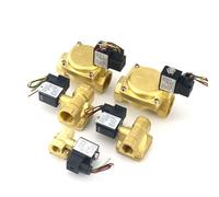 TBZOQAID Válvula solenoide de latón operada por piloto, Normalmente Cerrada, Serie 0927, 1/2", 3/4", 1", 1-1/4", DN15, DN20, DN25, DN32, DN40, 220 V/12 V, 16 Bar(0927400 DN25,AC220V)