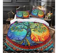 TBZXEEWOE Dragón mítico Funda de Edredón Cierre de Juego de 3 Piezas Estampado 3D Incluye Fundas de Almohada Transpirable Escultura de fantasía Funda Edredon for Adolescentes Super King（260x220cm）