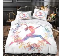 TBZXEEWOE YinYangFuegoAgua Funda de Edredón Cierre de Juego de 3 Piezas Diseño 3D Incluye Fundas de Almohada Transpirable Estilo de Arte fantástico Funda Edredon for Ancianos Super King（260x220cm）