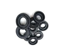 TC 37-80 30 * * 4/5/6/7/8/9/10/12 NBR Retén de Ejes de Doble Labio Primavera Rotary, 30x45x10mm 1Pcs