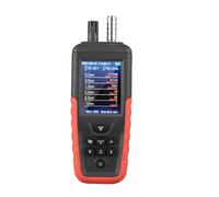 TC-8200 Contador de partículas de polvo PM2.5 PM10 Detector Probador de concentración de polvo Medidor de temperatura y humedad Tiempos de adquisición de datos ultrarrápidos(TC-8200)
