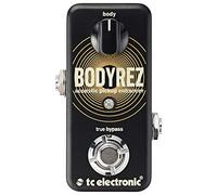 TC Electronic BODYREZ ACOUSTIC PICKUP ENHANCER Pedal de guitarra acústica ultracompacto para mejorar la pastilla acústica con tono de calidad de estudio y supresión de retroalimentación