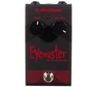TC Electronic EYEMASTER METAL DISTORTION Pedal de distorsión de metal que golpea el cráneo con interfaz de 2 perillas para ganancia insana