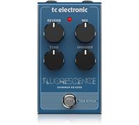 TC Electronic FLUORESCENCE SHIMMER REVERB Pedal de reverberación brillante con interfaz intuitiva de 4 perillas para sonidos de reverberación modernos y etéreos