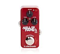 TC Electronic HALL OF FAME 2 MINI REVERB Pedal de reverberación ultracompacto icónico con interruptor de pie MASH innovador y nuevo algoritmo de reverberación Shimmer