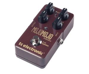TC Electronic MOJOMOJO OVERDRIVE Excepcional pedal de sobremarcha con espacio libre adicional, controles precisos y un interruptor de voz
