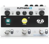 TC Electronic PLETHORA X3 Pedal de guitarra | Pedalboard TonePrint con hasta 127 tableros | 3 espacios para pedales | 75 espacios TonePrint por efecto | 3 interruptores de pie MASH | Looper de cinta
