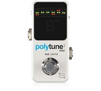 TC Electronic POLYTUNE 3 MINI Tiny Polyphonic Tuner con múltiples modos de afinación y BONAFIDE BUFFER incorporado