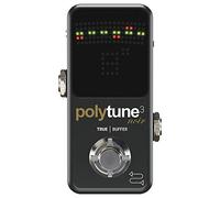 TC Electronic POLYTUNE 3 NOIR Tiny Polyphonic Tuner con múltiples modos de afinación y BONAFIDE BUFFER incorporado