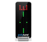 Sintonizador con clip POLYTUNE CLIP de TC Electronic con modos polifónico, estroboscópico y cromático y pantalla de matriz de 108 LED para un rendimiento de afinación máximo