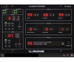 tc electronic TC 8210 Classic Mixing Reverb