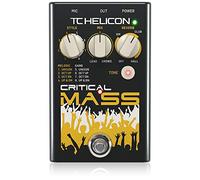 TC Helicon CRITICAL MASS Pedal para Voz Tipo Stompbox de Calidad de Estudio para Efectos Sonoros de Grupos Grandes