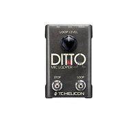 TC Helicon DITTO MIC LOOPER Pedal Looper de dos botones fácil de usar para voces e instrumentos acústicos