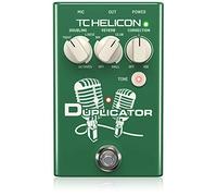 TC Helicon DUPLICATOR Pedalera de efectos vocales ultrasimple con duplicación, reverberación y corrección de tono