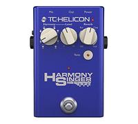 TC Helicon HARMONY SINGER 2 Stompbox de efectos vocales alimentado por batería con armonía, reverberación y tono controlados por guitarra
