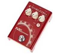 TC Helicon MIC MECHANIC 2 Pedal de efectos vocales alimentado por batería ultra simple con corrección de reverberación, eco y tono