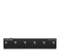 TC Helicon SWITCH-6 Pedal accesorio resistente de 6 interruptores para control de efectos ampliado