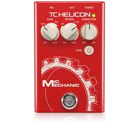TC-Helicon TC Helicon MIC MECHANIC 2 Pedal de efectos vocales ultrasimple alimentado por baterνa con reverberaciσn, eco y correcciσn de tono