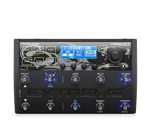 TC Helicon VOICELIVE 3 EXTREME Pedal de piso de rendimiento de efectos vocales y de guitarra sin igual con pistas de acompañamiento, looping, automatización y grabación de audio