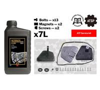 TC MATIC Kit piezas, cambio aceite caja automática para AUDI: A5, A4, RS6, S5, Q5 (Ref: 105.111.0017)