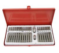 TC TECHNIC Juego de llaves Torx, hexagonales, spline y llave Allen, 40 piezas, soporte CrV 1/2"