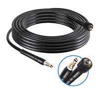 TC TECHNIC Manguera de alta presión para Karcher Serie K con rosca M22x1,5mm - Nylon trenzado - Click Connect - Accesorio Karcher - Para altas presiones y temperaturas - 5m