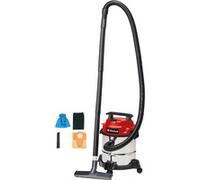 Einhell TC-VC 1812/1 S Aspirador húmedo/seco, Rojo, Negro, Plateado