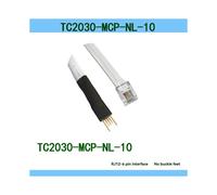 TC2030-MCP-NL-10 Cable de 6 Pines Sin Patas con Conector Modular RJ12 para Cable de Pines de Resorte Tipo "Tapón de Clavos"