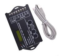 TC420 DC12-24V 20ATime Controlador programable de pantalla LED RGB Temporizador 1-5 canales para publicidad de caja de luz, iluminación comercial
