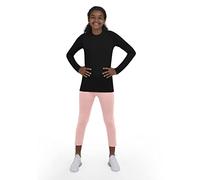 TCA Camiseta de Manga Larga de Entrenamiento SuperThermal para Niñas - Negro, M Niñas (8-10 Anos)