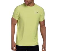 TCA Camiseta Deporte Hombre - Camiseta Tecnica Hombre de Manga Corta para Gym Correr Padel Senderismo - Camisetas Gym Hombre de Secado Rápido - Verde Brillante, 2XL
