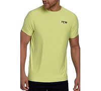 TCA Camiseta Deporte Hombre - Camiseta Tecnica Hombre de Manga Corta para Gym Correr Padel Senderismo - Camisetas Gym Hombre de Secado Rápido - Verde Brillante, M