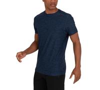 TCA Camiseta Deporte Hombre - Técnica Manga Corta para Gym, Correr, Pádel, Senderismo - Secado Rápido - Azul Oscuro, L