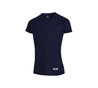 TCA Camiseta Deporte Mujer - Camiseta Tirantes Mujer Deporte Yoga Gym Crossfit Running Ciclismo - Camisetas Deportivas de Tirantes Transpirable Suave y Ligera - Azul Oscuro, M