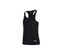TCA Camiseta Deporte Mujer Tirantes - Camisetas Deporte Mujer Sin Mangas para Running Ciclismo Crossfit Yoga y Gym - Tejido Ultraligero y Transpirable con Reflectantes - Negro, L