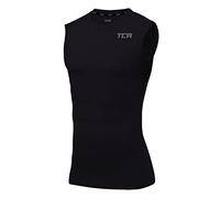 TCA Camiseta Interior de Baselayer de compresión HyperFusion para Hombre Negro, L