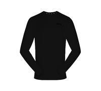 TCA Camiseta Manga Larga Element con Cuello Redondo para Ñino - Negro, 8-10 Años