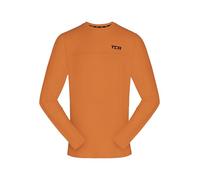 TCA Camiseta Manga Larga Element con Cuello Redondo para Ñinos - Naranja, 12-14 años
