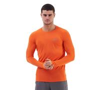 TCA Camiseta Manga Larga Stamina Ligera de Running para Hombre - Rojo, L