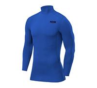 TCA Camiseta Manga Larga Térmica de Compresión para Hombres - Azul Brillante, XL