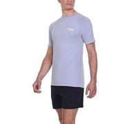 TCA Camiseta SuperKnit de Gimnasio/Running para Hombre - Gris Claro, M - Gris Claro, M