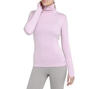 TCA Camiseta Térmica de Running con Cuello de Embudo para Mujer - Morado, S