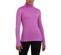 TCA Camiseta Térmica de Running con Cuello de Embudo para Mujer - Rosa, L