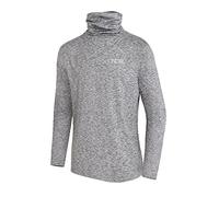 TCA Camiseta Térmico de Running con Cuello de Embudo para Ñino - Gris Claro, 10 Anos - 12 Anos