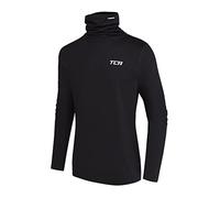 TCA Camiseta Térmico de Running con Cuello de Embudo para Ñino - Negro, 12 Anos - 14 Anos