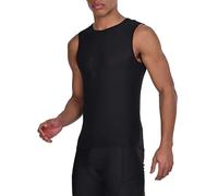 TCA Chaleco de Ciclismo para Hombre Capa Interior sin Mangas Ligera y Transpirable - A Prueba de Viento, Secado rápido, Ajuste atlético - Negro, XL